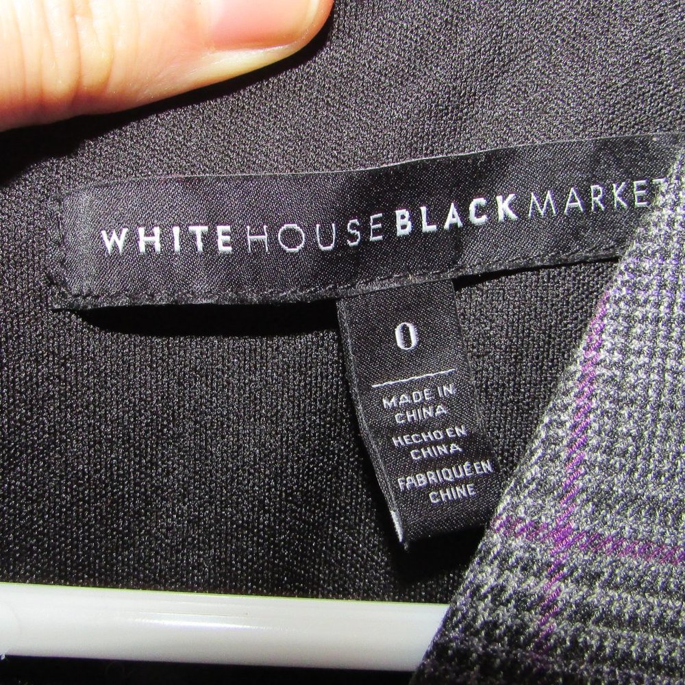 WHBM Body Perfecting Colorblock Plaid Sheath Dress - Picture 6 of 9